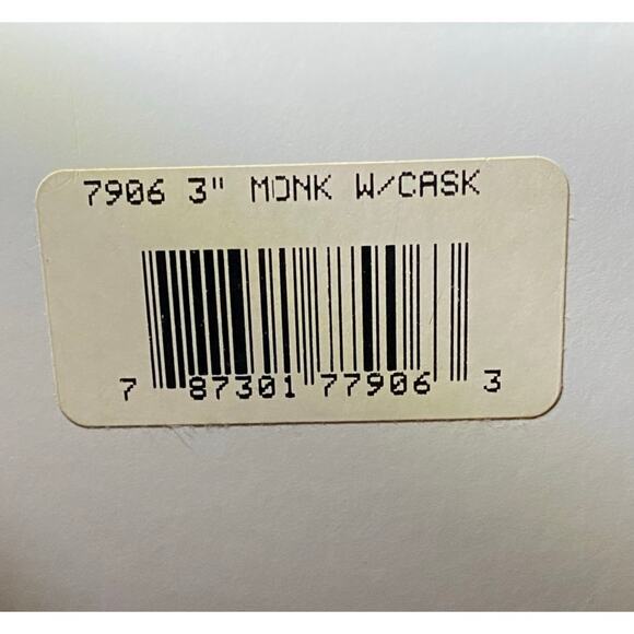 Annalee 3" Happy Monk Robed With Brown Cask Vintage Doll 1997 Home Decor - Picture 4 of 10